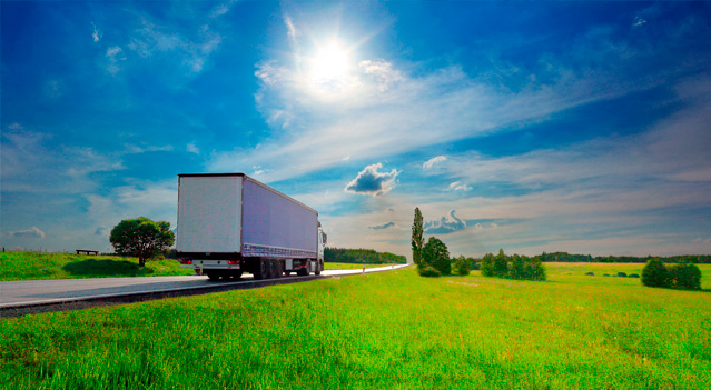 Camión con sistema Can Bus en la ruta